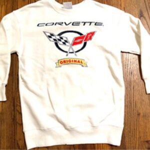 Corvette Kids White Sweatshirt